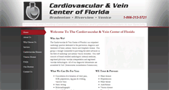 Desktop Screenshot of cardiovascularandveincenterofflorida.com